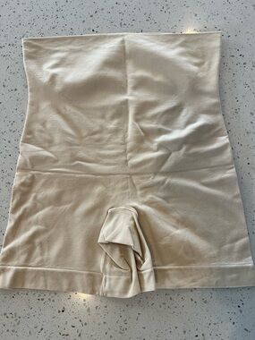 Shapermint High-Waist Beige Shaping Shorts